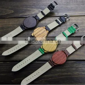 New! 2016 Japan Movt Quartz Watches Ladies Wholesale Wood Watch thumbnail-5