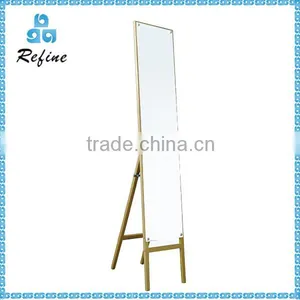 High Quality Framed Wooden Cheap Bathroom Mirrors Wholesale thumbnail-1