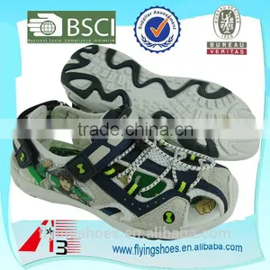 2015 Sports Kids Hollow Out Rope Sandals With Ben 10 Cartoon thumbnail-1