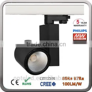 High Quality Good Driver LED Track Rail Light CRI90 CRI 97 100Lm/W With CREE COB thumbnail-6
