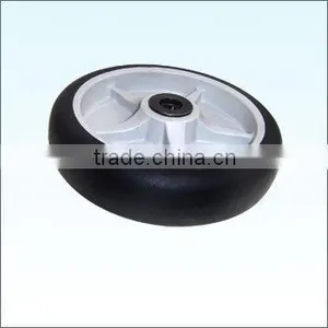 6''Black Rubber Caster thumbnail-1