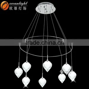 Modern LED Chips Lights Acrylic Pendant Chandelier Bottle Chandelier Lampardis OM88213-8W thumbnail-2