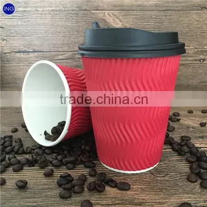 Custom Logo Printed Disposable Paper Cups thumbnail-1