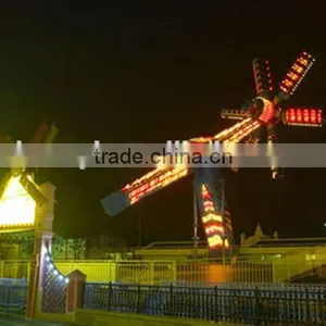 High Quality Good Price Outdoor Playground Rides for Adults Electric Rapid Swing Windmill Ride for Sale thumbnail-5