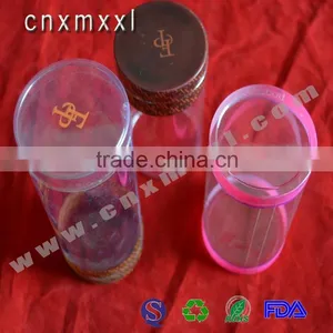 Clear Plastic PVC Round Box One Colour Printed Plastic Storage Bins for LED Bulbs thumbnail-1