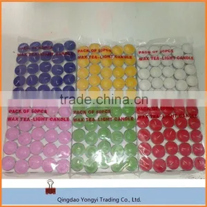 Scented and Colored Tealight Candle in Plastic Cup thumbnail-4