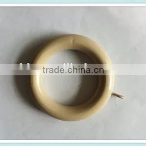 Wholesale Wooden Curtain Rings,Curtain O Ring,Milk White Wooden Ring thumbnail-1