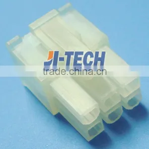 4.2mm Pitch Connector 6 Circuits 5557 Series Molex 6 Pin Connector 39-01-2060 Dual Row Receptacle Housing thumbnail-1