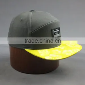 Custom Cotton Twill 7-panel Snapback Cap With Embroidery Logo thumbnail-6
