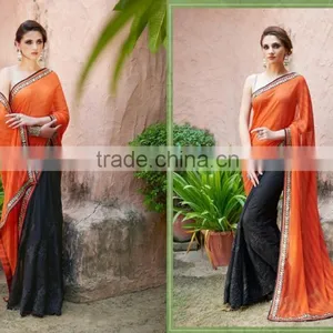 Back Drop Designer Sarees thumbnail-6