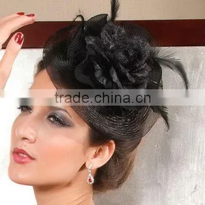MYLOVE Big Flower Sinamay Fascinator Church Hat MLSM012 thumbnail-1