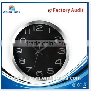 Round Chiming New Design Large Round Metal Handmade Cheap Wall Clock Industrial Style thumbnail-2