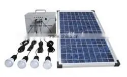 Good Quality 30W Portable DC Solar Lighting Kit for Wholesale thumbnail-1