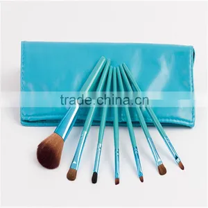 Cheapest 7 Pcs Natural Cosmetic Brush Set / Makeup Brush Set Wooden Brushes thumbnail-1