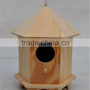 Pine Wooden Bird House,pet Nest,pet Bird House thumbnail-5