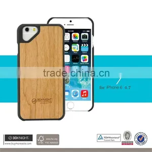 Bamboo Wood Back Cover For IPhone 6 ,For IPhone 6 Back Case Real Wooden Material Luxury New Arrival Phone Covers thumbnail-1