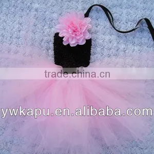 Top Quality Tutu Dress Fancy Design Baby Girl Dress With Flower Cheap Price Made in Kapu thumbnail-3