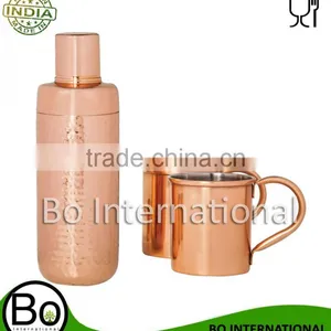 Copper Shaker and Moscow Mule Mug Set thumbnail-1
