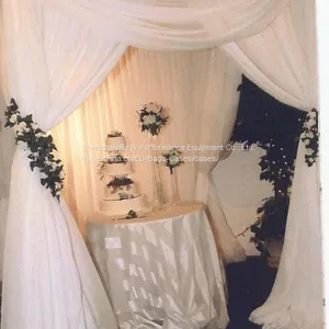 Portable Pipe and Drape Kit for Wedding Backdrop thumbnail-5