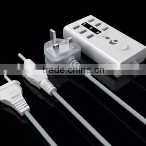 EU UK US Plug 5V 6 Port Usb Socket Charger thumbnail-1