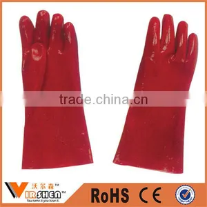 PVC Coated Chemical Rubber Gloves Industrial Heavy Duty Working Gloves China Factory thumbnail-1