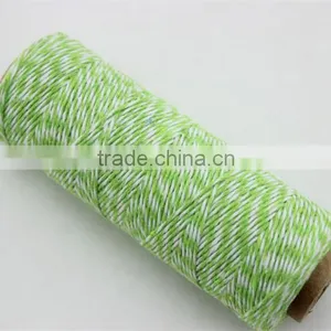1mm*110yds Double Colored Twisted Baker Cotton Twine for Gift Packing Cooking Party Wedding Decorating and DIY thumbnail-3