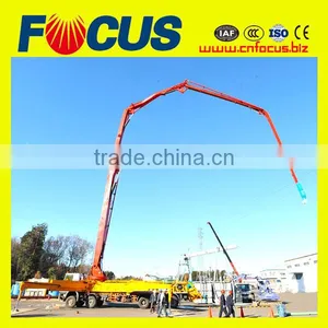 Hot! 48m, 52m Work Range Truck-Mounted Concrete Boom Pump, Concrete Pump With Boom thumbnail-1