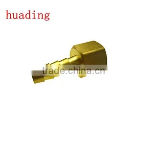 CNC Brass NPT Female Hose Barb Fitting thumbnail-3