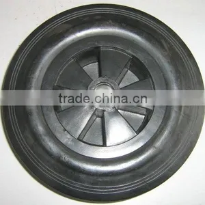 10 Inch Cart Rubber Wheel thumbnail-1