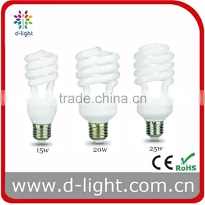 Half Sprial Energy Saving Lamps 9mm T3 E27 E14 15W 20W 25W thumbnail-1