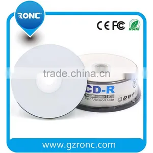 Wholesale White Inkjet Printable Blank Cd-r 50pcs/Shrink Packing thumbnail-1