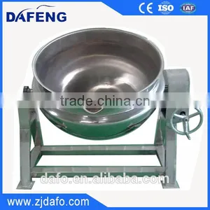 500 Liter Steam Jacketed Cooking Kettle With Agitator thumbnail-5