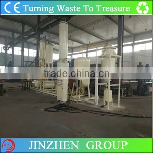 Waste Tire Recycling to Diesel Continuous Plastic to Oil Machine Waste Oil to Diesel Distillation Plant thumbnail-3
