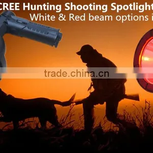 Handheld Spotlight Red & White Lights in One Bulb Led 5W thumbnail-3