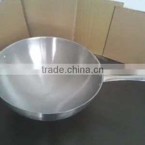 Hotsale Stainless Steel Round Wok thumbnail-1