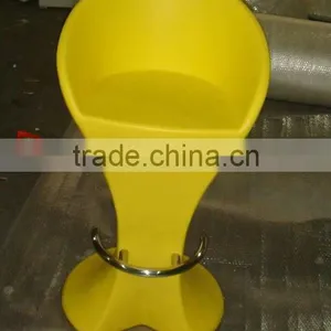 Yellow Plastic Bar Stool LGL60-9412 thumbnail-1