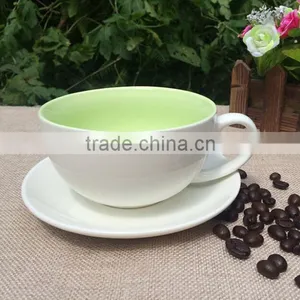 Haonai Drinkware Fine Porcelain Wholesale Coffee Cups and Saucer Set thumbnail-1