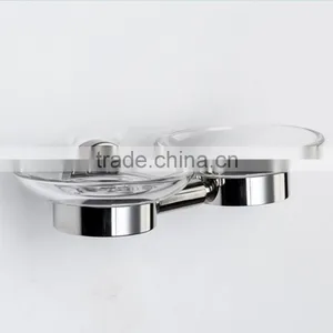 Stainless Steel 304 Hotel Hanging Double Soap Dish Holder thumbnail-1