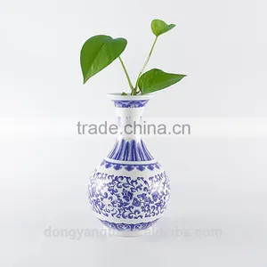 China Suppliers Custom Wholesale Blue White Porcelain Vase, Ceramic Flower Vase thumbnail-5