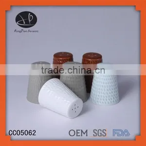 Trendy Set of Salt and Pepper,ceramic Salt and Pepper Shaker Wedding Favors thumbnail-1