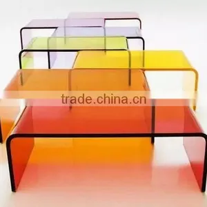 Top Sale Clear Acrylic Acrylic Dining Table With Diferent Color thumbnail-1
