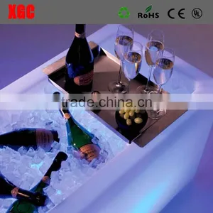 Square Rectangular Cooler Lighting up Ice Bucket New GH202 thumbnail-4