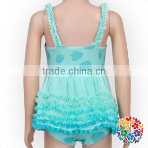 Fairy Baby Girls Summer Beach Playsuit Adorable Aqua Dress Swimsuit thumbnail-4