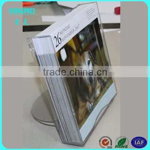New Product White Acrylic Sign Holders,white Acrylic Brochure Holder With Logo Printing thumbnail-3