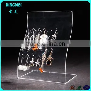 Pop Hot Sale Acrylic Heart Shape Earring Display Stand thumbnail-3