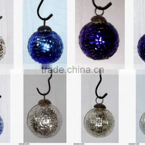 Christmas Hanging Decoration Glass thumbnail-1