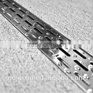 Long Square Stainless Steel Shower Floor Drain thumbnail-1