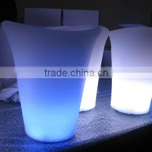 Multi Color Led Ice Bucket/color Chaning Outdoor Planter /LED Modern Bar Cabinet /outdoor Lighting Ice Bucket YM-LIB242027 thumbnail-1