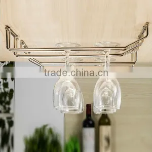 Chrome Wire Under Cabinet Stemware Holder thumbnail-1