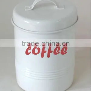 U.K Market Metal Tea Sugar Coffee Storage Jars Canisters thumbnail-1